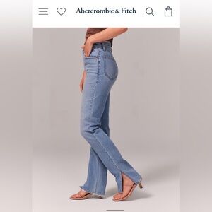 Abercrombie Women's Ultra High Rise 90’s Straight Jeans Size 26R